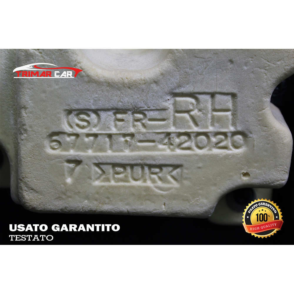 PANNELLO PORTIERA ANTERIORE DESTRA TOYOTA RAV4 3 III (A3)(05-13) 2.0 4WD 152CV 112KW COD MOT; 1AZFE