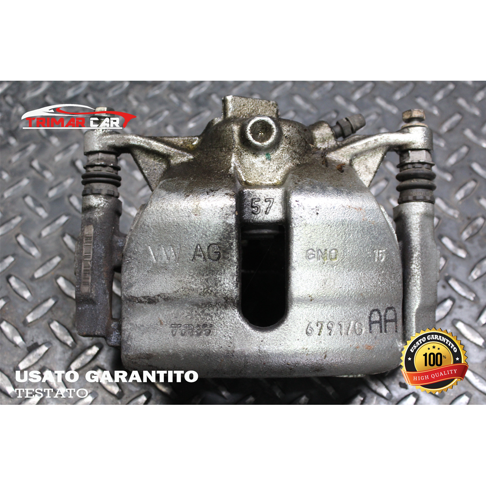 6792/G PINZA FRENO ANTERIORE DESTRA VW GOLF 7 VII (2012 IN POI) 2.0 TDI 150 CV 110 KW COD.MOT. DFG