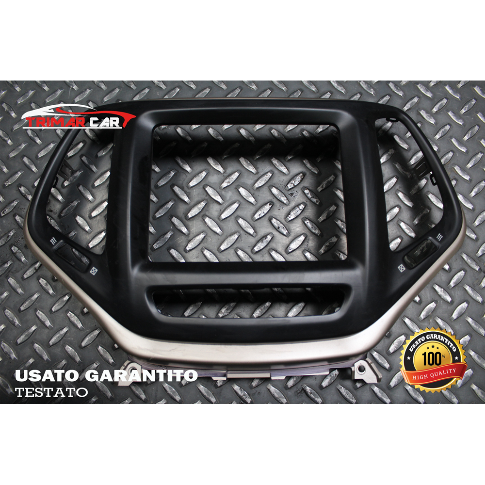 1WP091S5AD MASCHERINA CORNICE AUTORADIO JEEP CHEROKEE 5 (KL)(2013 IN POI)  2.2 CRD 4X4 200CV 147KW SIGLA MOT. LAU61