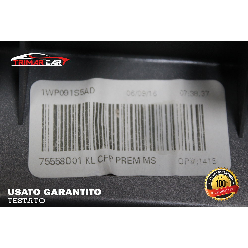 1WP091S5AD MASCHERINA CORNICE AUTORADIO JEEP CHEROKEE 5 (KL)(2013 IN POI)  2.2 CRD 4X4 200CV 147KW SIGLA MOT. LAU61