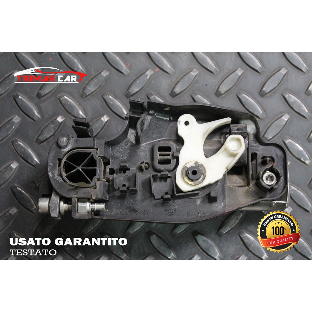 MANIGLIA ESTERNA POSTERIORE SINISTRA LANCIA MUSA (350)(2004-2012) 1.3 MJET 90CV 66KW COD MOT; 199A3000