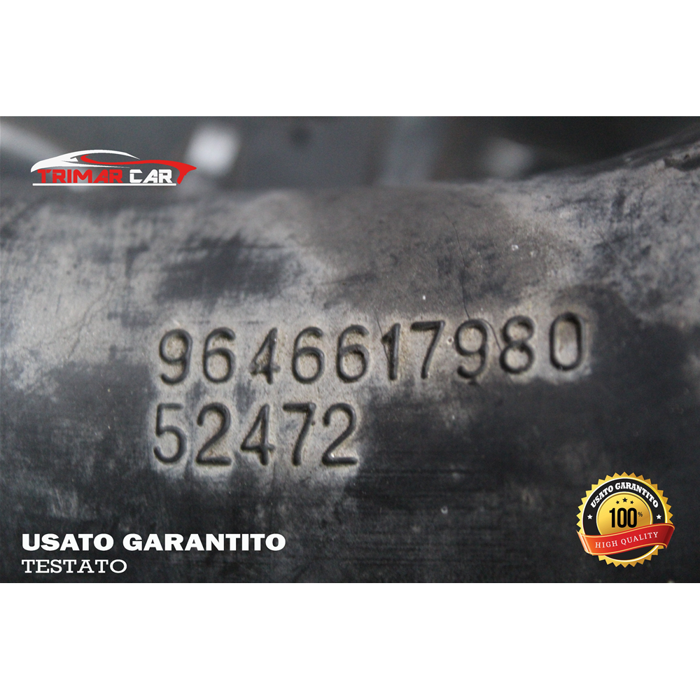 9646617980 TUBO MANICOTTO ASPIRAZIONE ARIA PEUGEOT 206 (2A/C)(98-09) 1.4 HDI