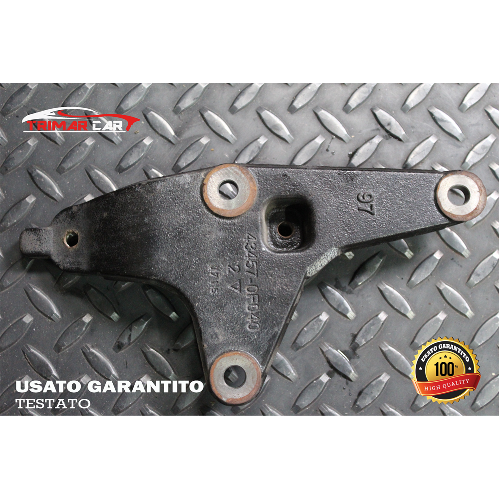 43457-0F040 SUPPORTO MOTORE ANTERIORE TOYOTA AVENSIS (T27)(2008 IN POI) 1.6D4D 82KW COD.MOT. 1WW