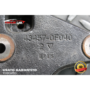 43457-0F040 SUPPORTO MOTORE ANTERIORE TOYOTA AVENSIS (T27)(2008 IN POI) 1.6D4D 82KW COD.MOT. 1WW