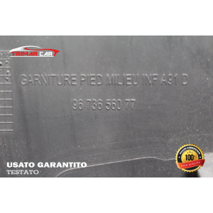 9673656077 MODANATURA RIVESTIMENTO MONTANTE INF DESTRO PEUGEOT 208 I (CA , CC)(2012 IN POI)