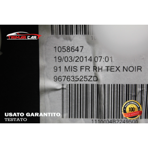96763525ZD PANNELLO PORTIERA ANTERIORE DESTRA PEUGEOT 208 I (CA , CC)(2012 IN POI)