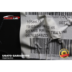 96763548ZD PANNELLO PORTIERA POSTERIORE SINISTRA PEUGEOT 208 I (CA , CC)(2012 IN POI)