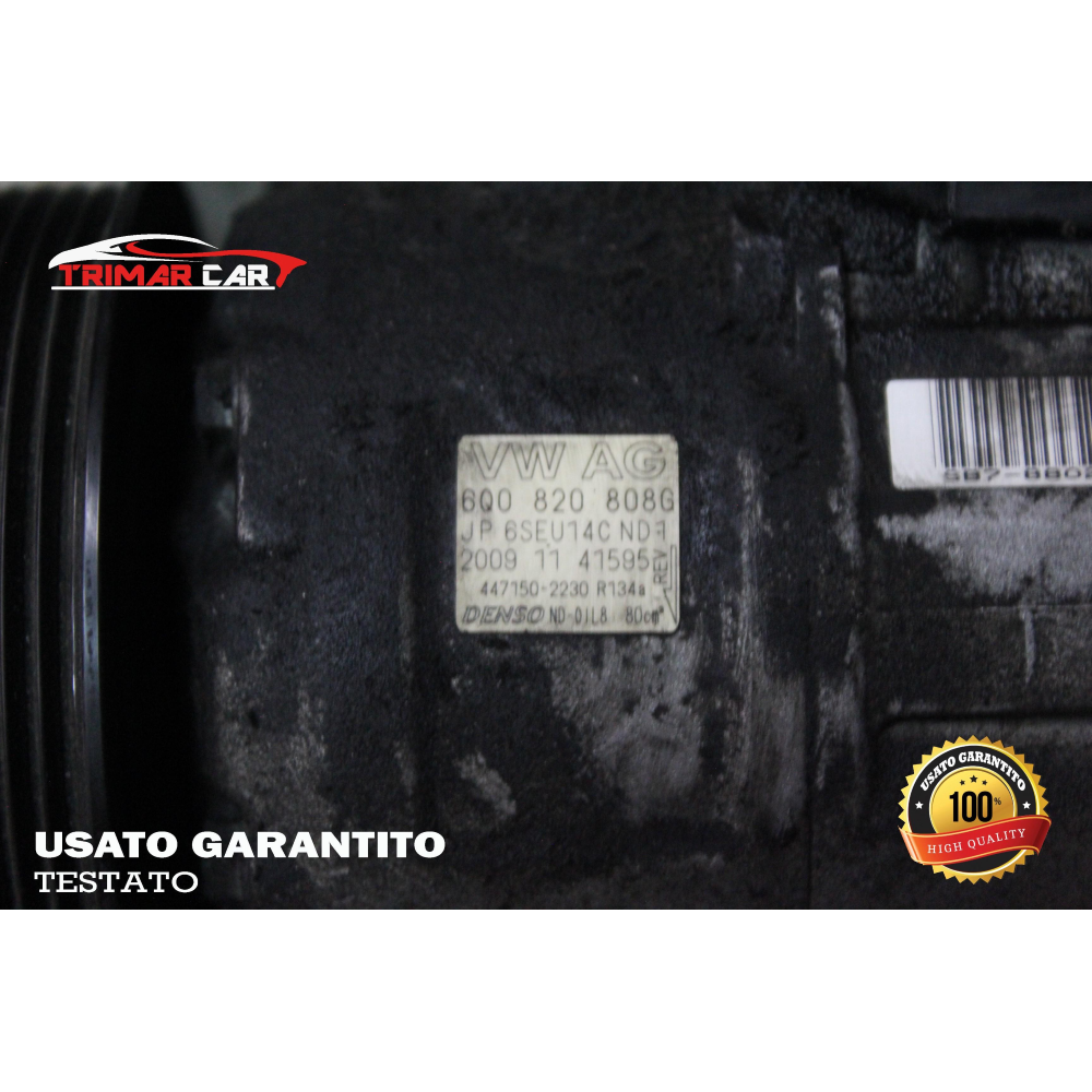 6Q0820808G 4471502230 COMPRESSORE AC CLIMA SEAT SKODA VW