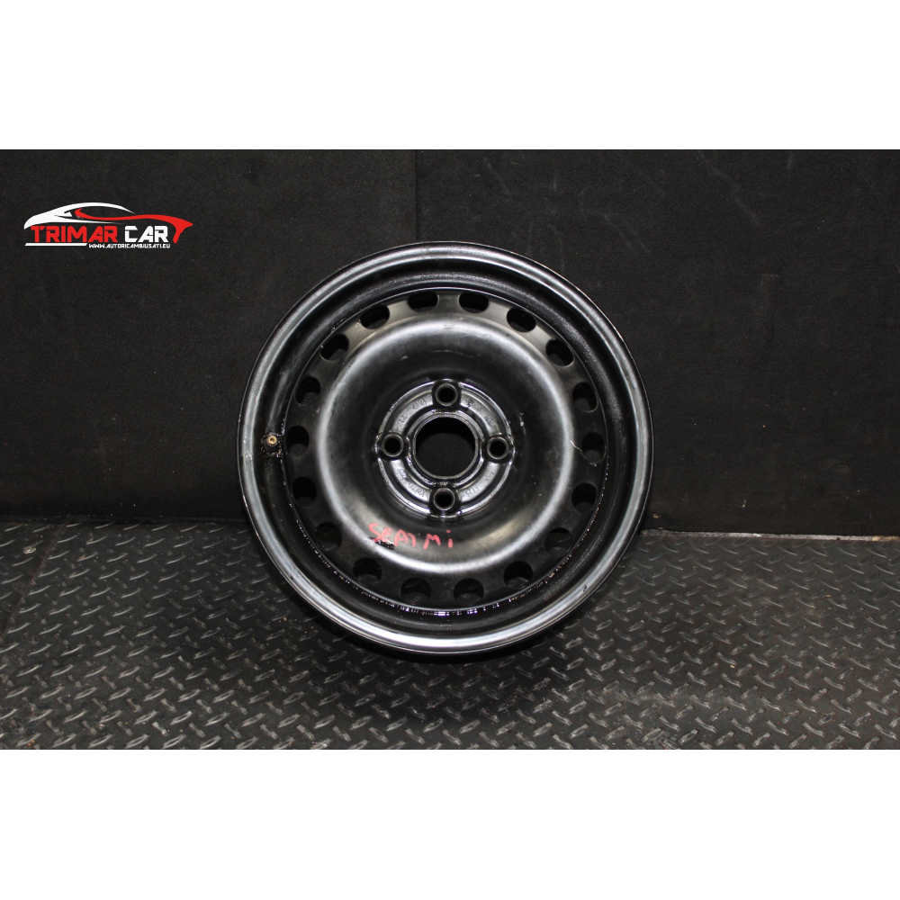 1S0601027 R14 CERCHIO SINGOLO IN FERRO SEAT Mii (KF1)(2011 IN POI)