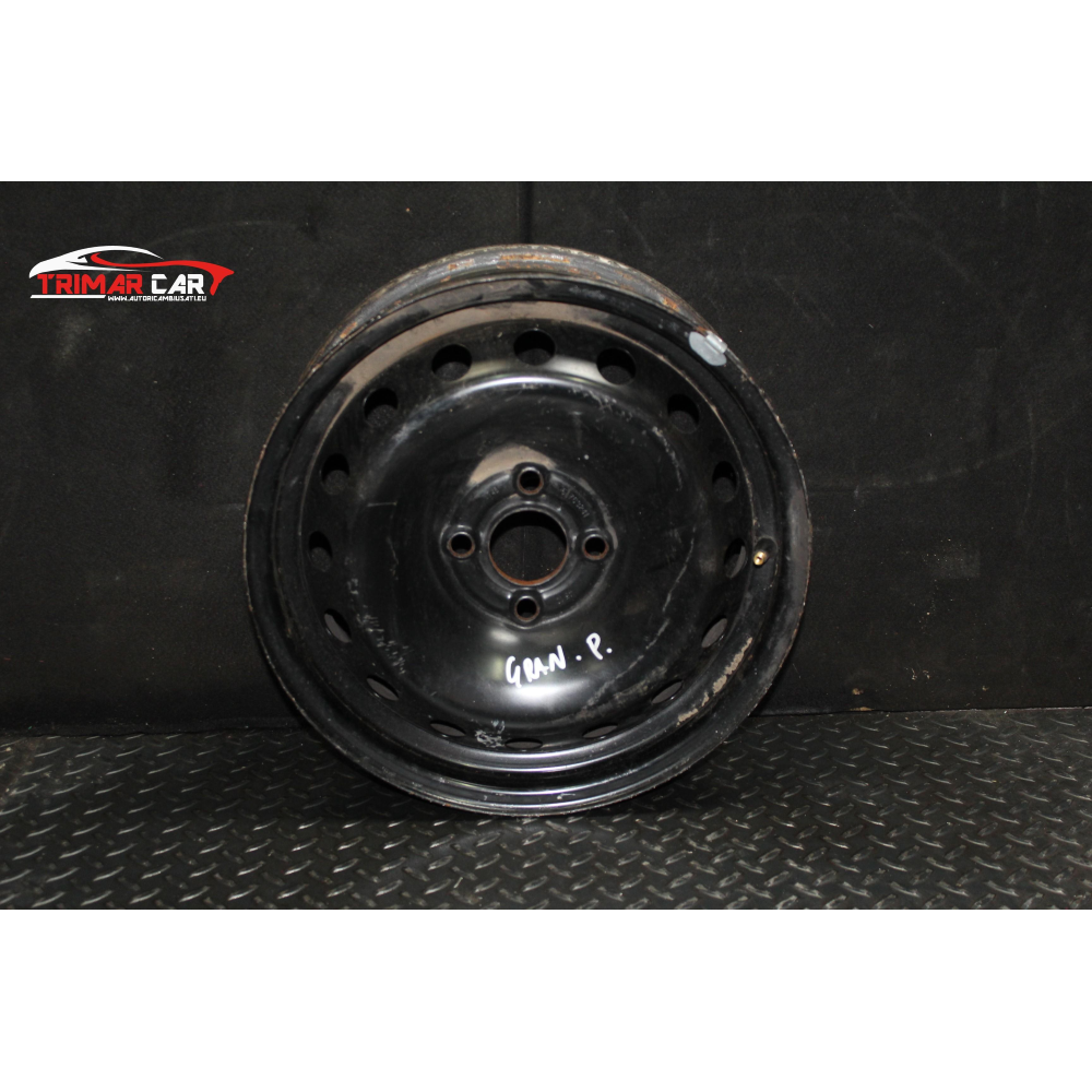 51763241 R15 CERCHIO SINGOLO IN FERRO FIAT GRANDE PUNTO (199)(05-12)