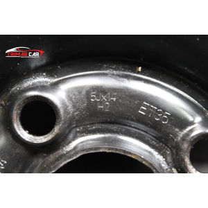 1S0601027 R14 CERCHIO SINGOLO IN FERRO SEAT Mii (KF1)(2011 IN POI)