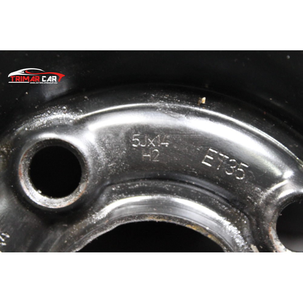 1S0601027 R14 CERCHIO SINGOLO IN FERRO SEAT Mii (KF1)(2011 IN POI)