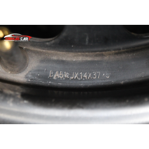 R14 CERCHIO SINGOLO IN FERRO RUOTINO SEAT Mii (KF1)(2011 IN POI)