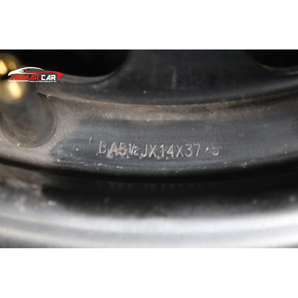 R14 CERCHIO SINGOLO IN FERRO RUOTINO SEAT Mii (KF1)(2011 IN POI)