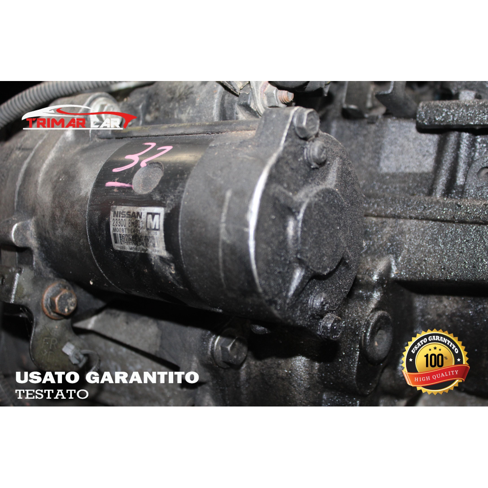 233008H801 MOTORINO AVVIAMENTO NISSAN ALMERA 2 II (N16)(2000 IN POI) 2.2 DCI 136CV 100KW COD MOTORE; YD22