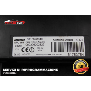 51783784 CENTRALINA BODY COMPUTER FIAT PANDA 2 (169)(2003-2012) 1.3 MJET 4X4