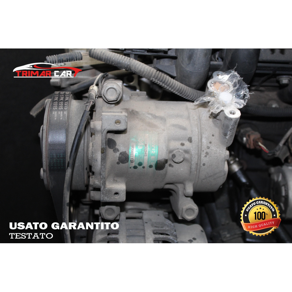 7700111182 COMPRESSORE AC CLIMA RENAULT CLIO 2 II (BB0/1/2,CB0/1/2)(98-05) 1.2 60CV 44KW COD MOT: D7F