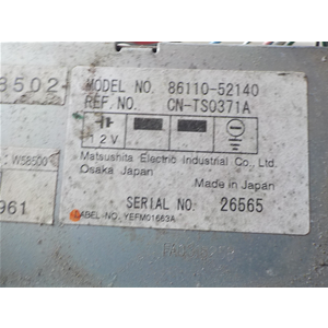 AUTORADIO COMPUTER DI BORDO TOYOTA YARIS DAL 2000 COD: 8611052140