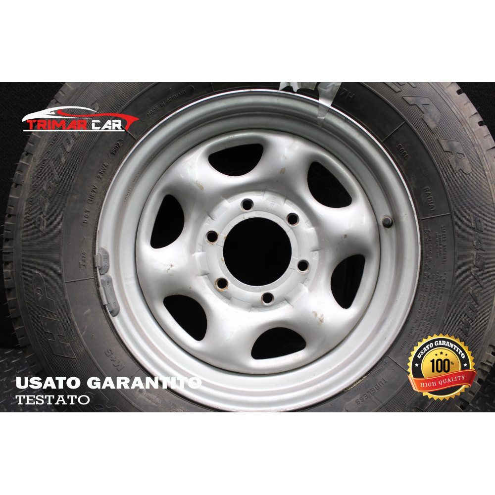 7JX16H2 ET38 R16 CERCHIO SINGOLO IN FERRO OPEL FRONTERA B (U99)(98-05)