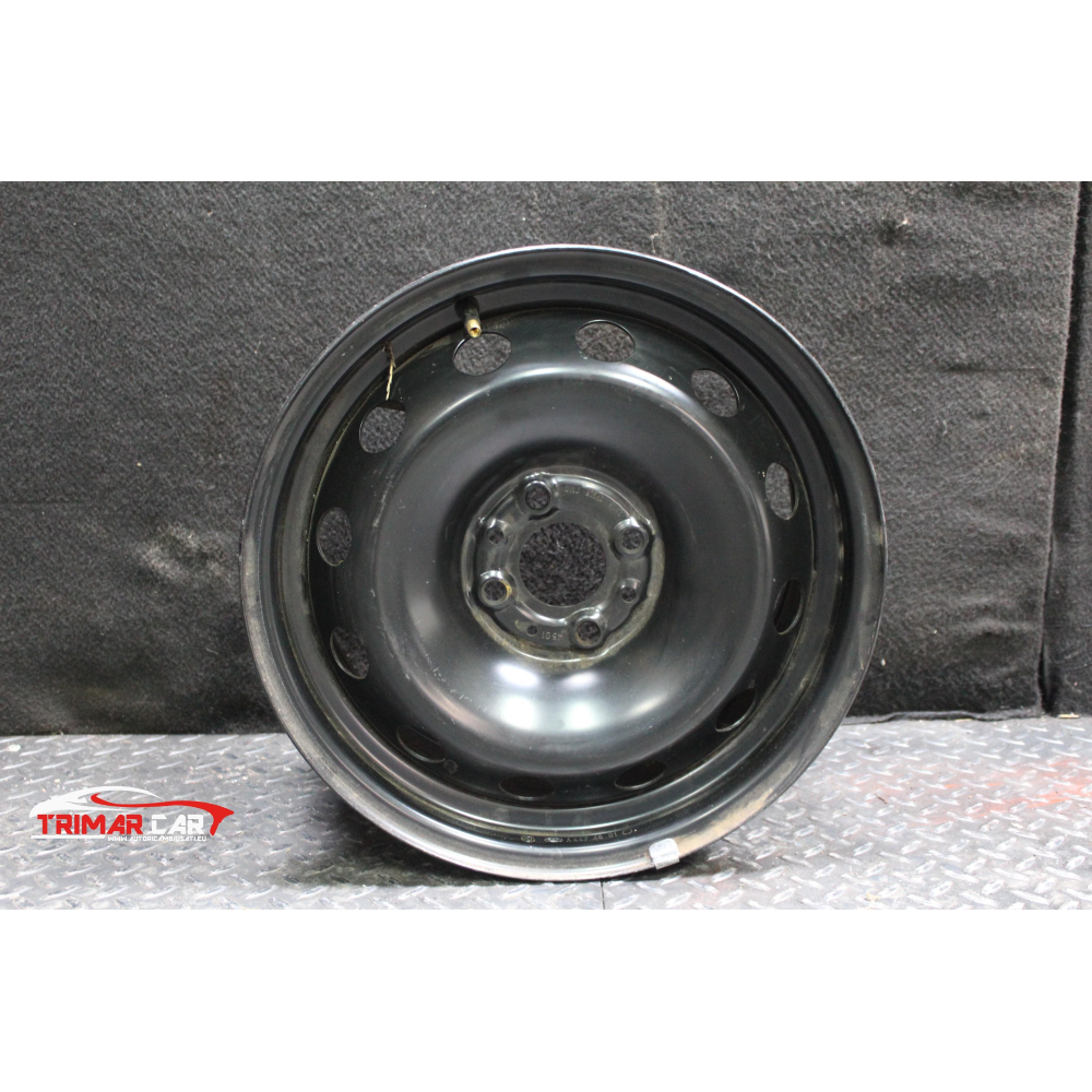 46810498 CERCHIO SINGOLO IN FERRO FIAT STILO (192)(2001-2010) R15 ET43 4 BULLONI