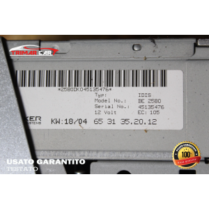 5WK78246 AUTORADIO NAVIGATORE GPS ALFA ROMEO 166 (936)(1998-2007) 2.4 JTD 175CV 129KW COD MOT: 841G000