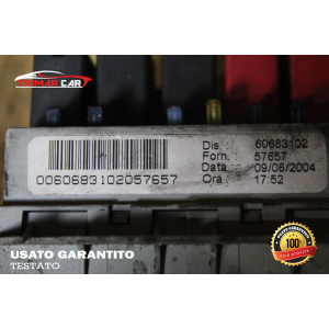 60683102 CENTRALINA SCATOLA PORTAFUSIBILI ALFA ROMEO 166 (936)(1998-2007) 2.4 JTD 175CV 129KW COD MOT: 841G000