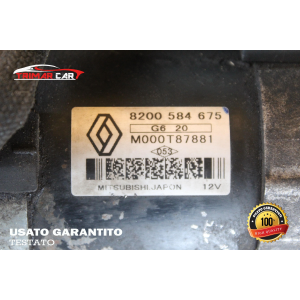 8200584675 MOTORINO AVVIAMENTO RENAULT SCENIC 2 II (JM0/1)(03-09) 1.5DCI 101CV 74KW COD MOTORE: K9K728