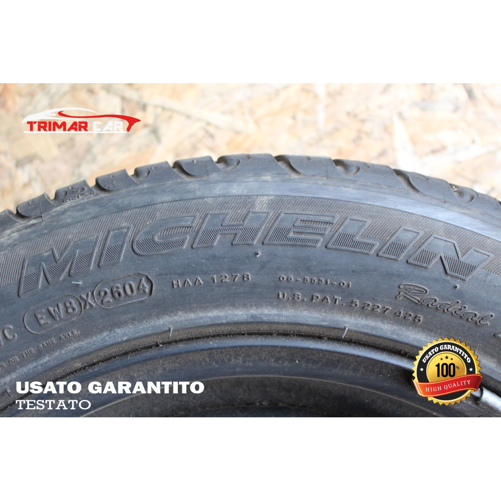 205/55/R16/91V MICHELIN PILOT PRIMACY GOMMA + CERCHIO SINGOLO IN FERRO RENAULT SCENIC 2 II (JM0/1)(03-09)