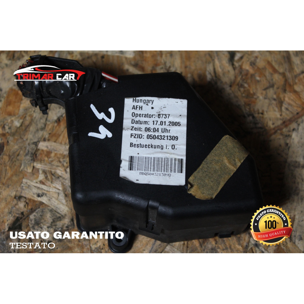 0504321309 CENTRALINA SCATOLA PORTAFUSIBILI AUDI A6 (4F2,C6)(2004-2011) 2.7 TDI 180CV 132KW COD MOT: BPP