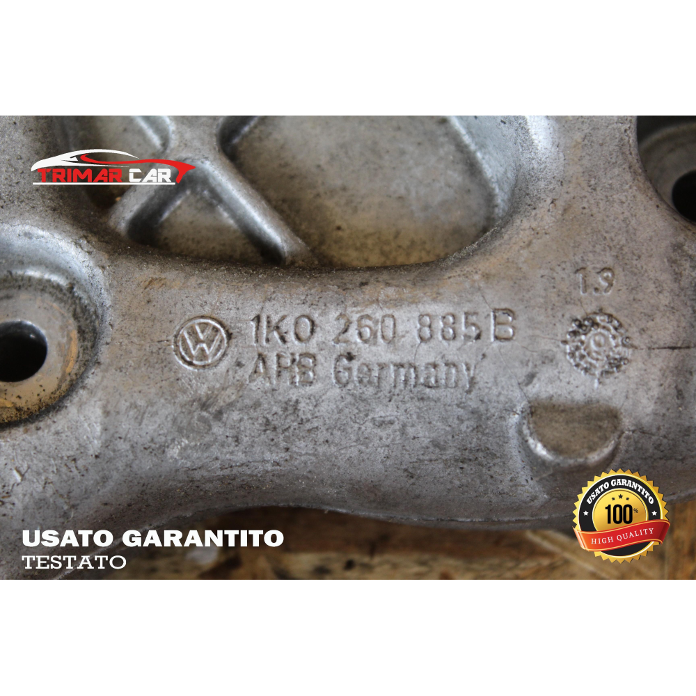 1K0260885B SUPPORTO TENDICINGHIA CINGHIA VW GOLF 6 VI (5K1)(2008-2013) AUDI SEAT SKODA VW 1.4 TSI CAX