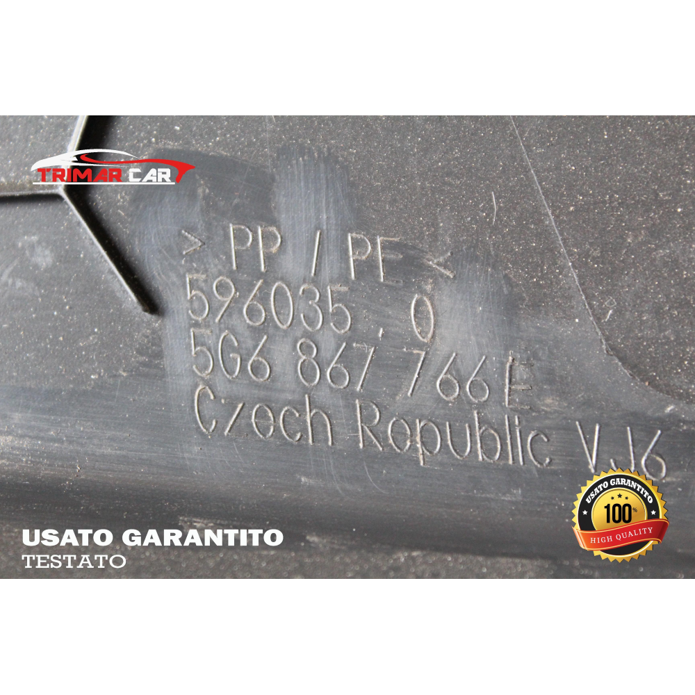 5G6867766E MODANATURA RIVESTIMENTO INTERNO VW GOLF 7 VII (2012 IN POI) 2.0 TDI 150 CV 110 KW COD.MOT. DFG