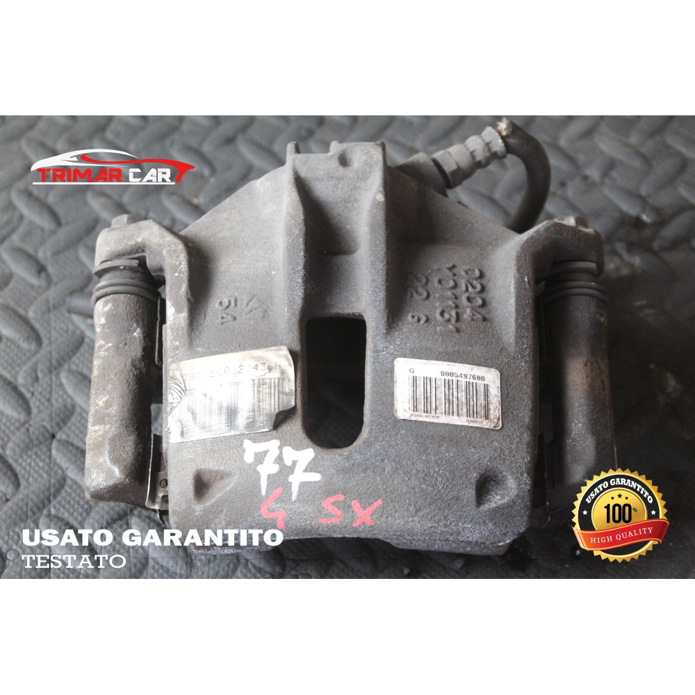 9805497680 PINZA FRENO ANTERIORE SINISTRA CITROEN C3 3 III (SX)(2016 IN POI) 1.6 HDI