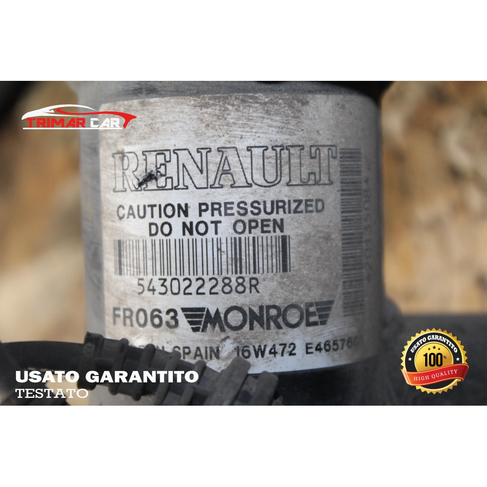 543022288R COPPIA AMMORTIZZATORI ANTERIORI DX SX RENAULT ESPACE 5 V (JR)(2015 IN POI) 1.6DCI