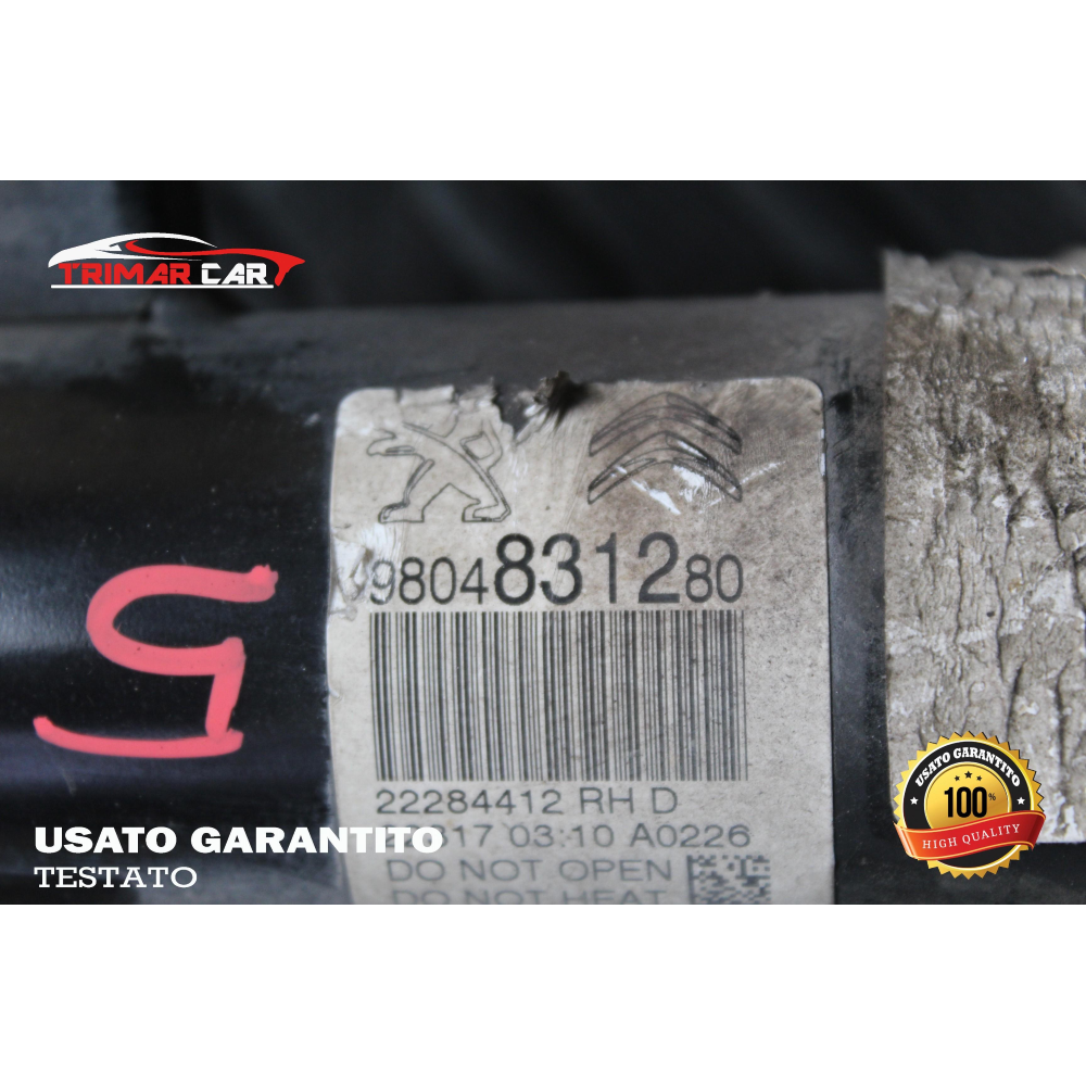 9804831280 COPPIA AMMORTIZZATORI ANTERIORI DX SX PEUGEOT 208 I (CA , CC)(2012 IN POI) 1.4 HDI