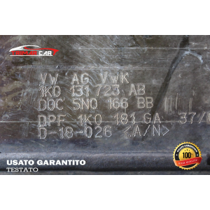 1K0131723AB FILTRO ANTIPARTICOLATO FAP AUDI A3 SPORTBACK (8PA)(2004-2013) 2.0 TDI 140CV 103KW COD MOT; CBA