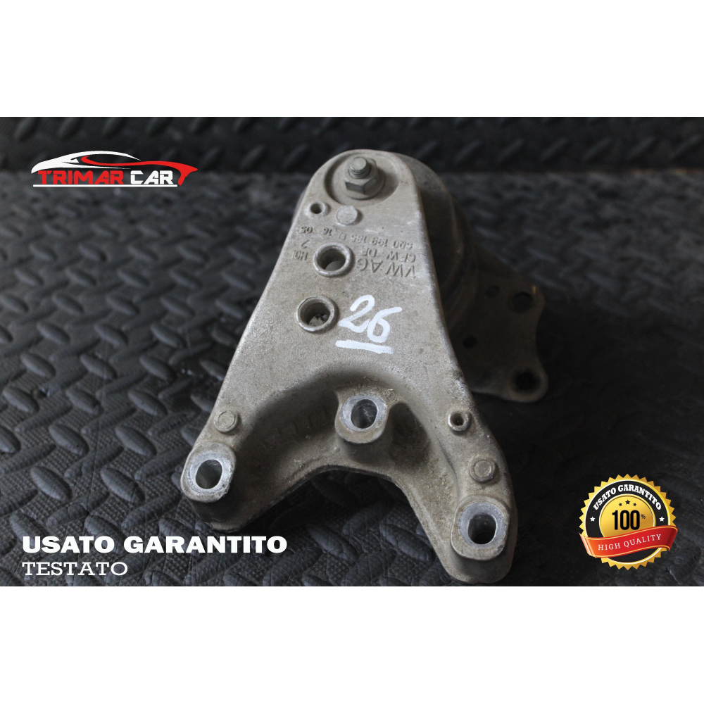 6Q0199185D SUPPORTO MOTORE VW POLO (9N)(2001-2012) 1.4 TDI 70CV 51KW COD MOT; BNM