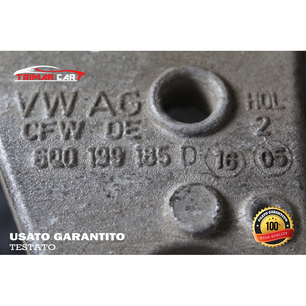 6Q0199185D SUPPORTO MOTORE VW POLO (9N)(2001-2012) 1.4 TDI 70CV 51KW COD MOT; BNM