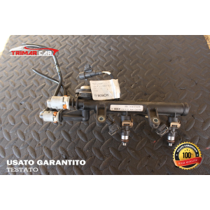 0280151251 TUBO FLAUTO RAIL + INIETTORI FIAT PANDA 3 (312,319)(2012 IN POI) 0.9 TWINAIR