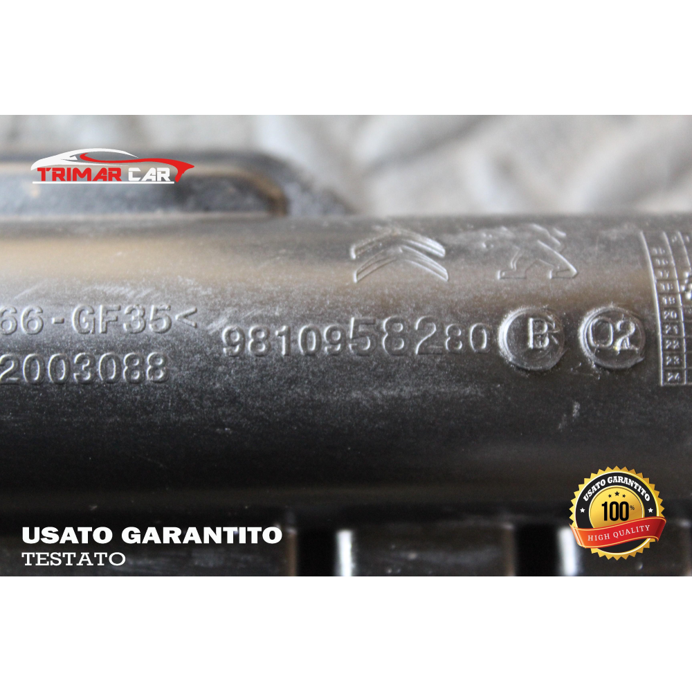 9810958280 TUBO MANICOTTO ASPIRAZIONE ARIA PEUGEOT 308 2 II (2013 IN POI) 1.5 BLUEHDI COD.MOT. YHZ