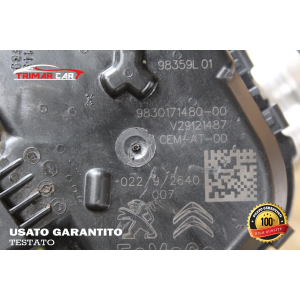 9830171480 CORPO FARFALLATO PEUGEOT 308 2 II (2013 IN POI) 1.5 BLUEHDI COD.MOT. YHZ