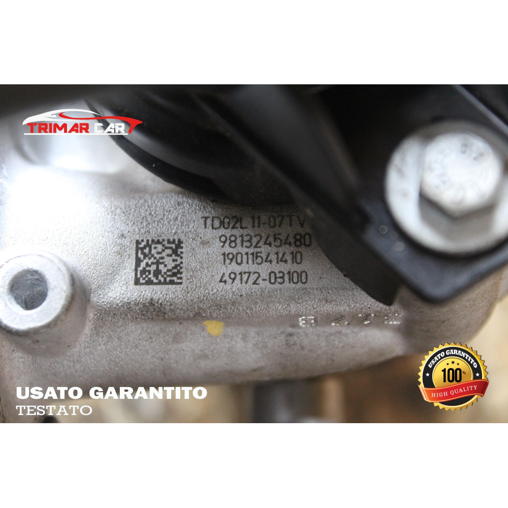 9813245480 TURBINA TURBO PEUGEOT 308 2 II (2013 IN POI) 1.5 BLUEHDI COD.MOT. YHZ