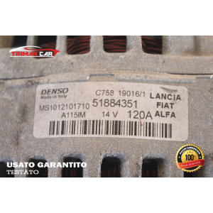 120A 51884351 MS1012101710 ALTERNATORE ALFA ROMEO FIAT 1.6MJET 2.0JTDM