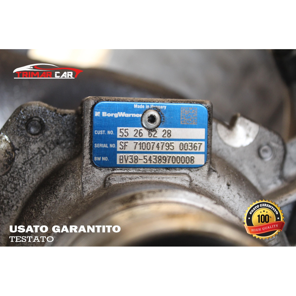 55266228 TURBINA TURBO FIAT 500X (334)(2014 IN POI) 1.6 MULTIJET