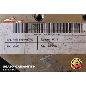 51986731 RIDUTTORE PRESSIONE METANO FIAT PANDA 3 (312,319)(2012 IN POI) 0.9 TWINAIR