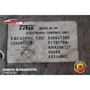 54084738 POMPA CENTRALINA ABS ALFA ROMEO 159 SW (939)(06-12) 1.9 JTDM 16V 150CV 110KW COD MOTORE: 939A2000