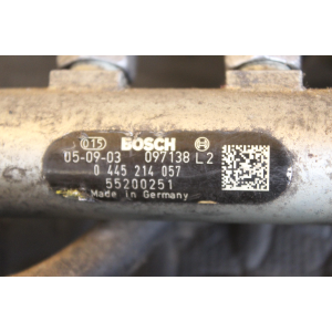 0445214057 TUBO FLAUTO RAIL INIEZIONE FIAT CROMA 2 (194)(2005-2010) 1.9 D MULTIJET 150CV 110 KW COD MOTORE: 939A2000