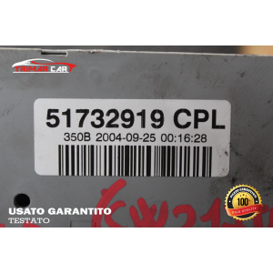 51732919 CENTRALINA SCATOLA PORTAFUSIBILI FIAT IDEA (350)(2003-2012) 1.3 MJET 70CV 51KW COD MOT; 188A9000