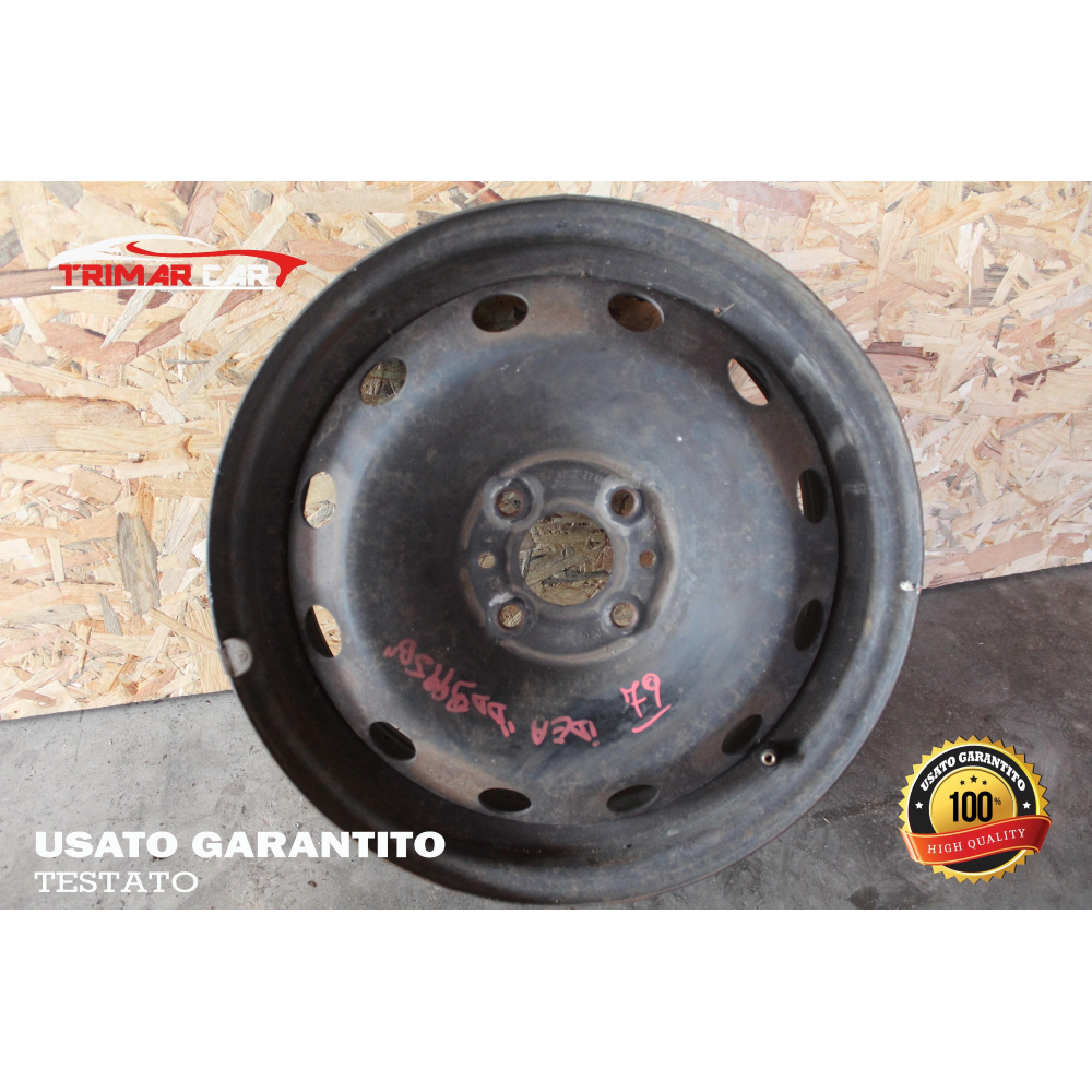 6JX15H2 R15 CERCHIO SINGOLO IN FERRO FIAT IDEA (350)(2003-2012)