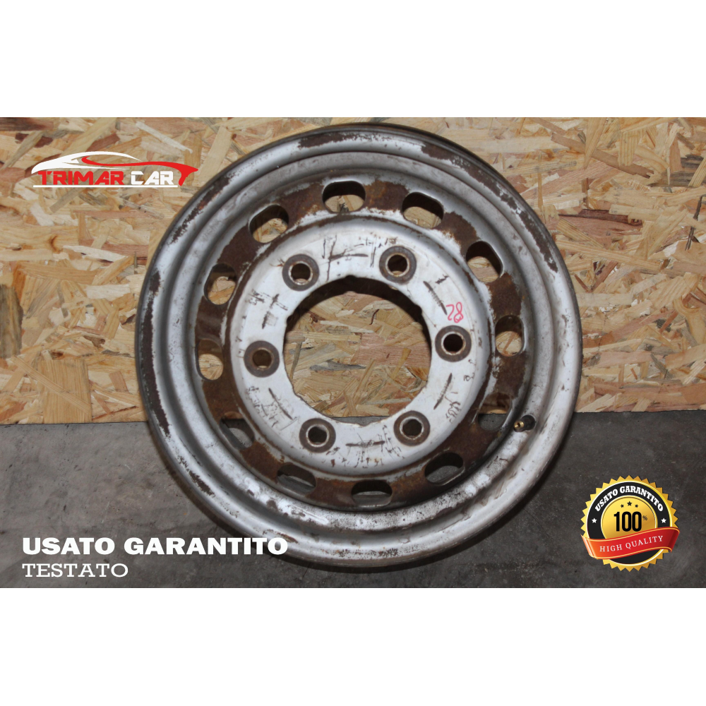 6JX15X70 R15 CERCHIO SINGOLO IN FERRO FORD TRANSIT AUTOBUS (E)(1991-1994)