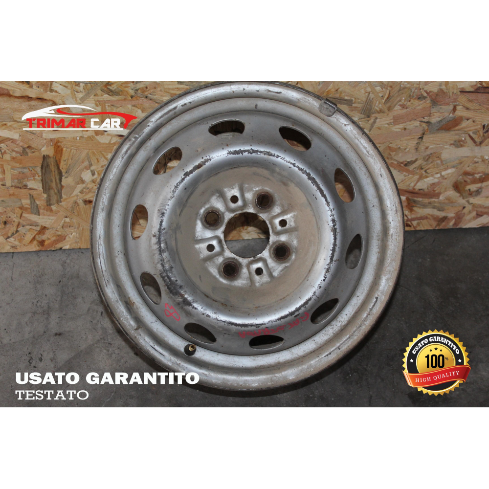 R14 CERCHIO SINGOLO IN FERRO FIAT STRADA PICK-UP 1 (178)(98-09)